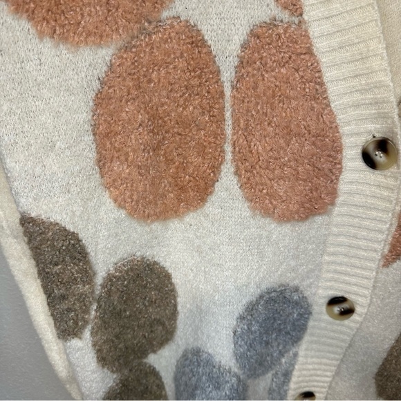 BiBi Women's Multicolor Patterned Long Cardigan Sweater - Picture 8 of 10